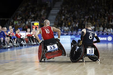 Paris Paralympics 2024: Wheelchair rugby match between United Kingdom and Denmark